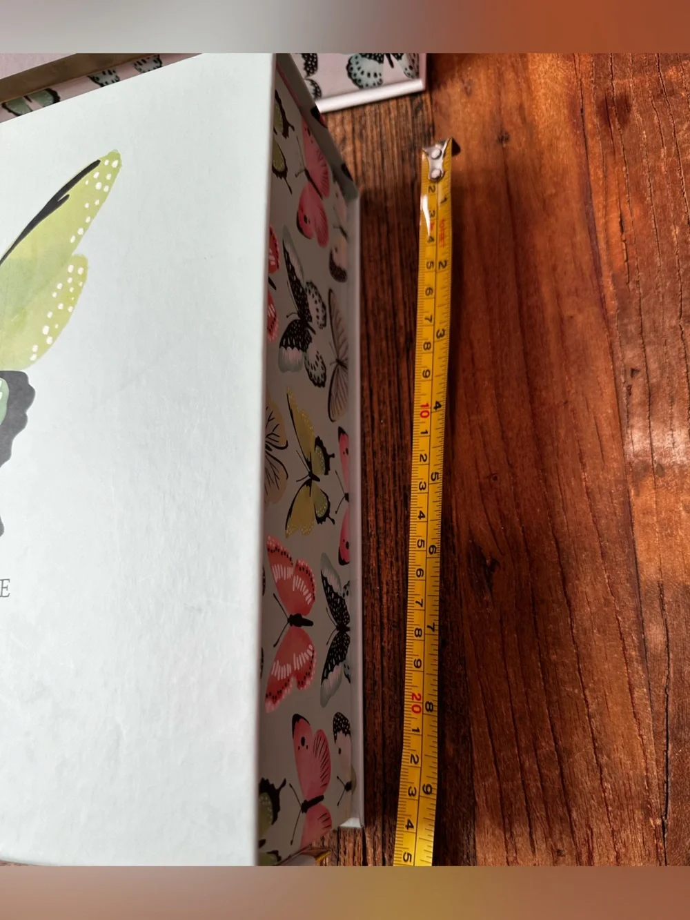 Butterfly Canvas Storage Box Set - Mint Green & Coral